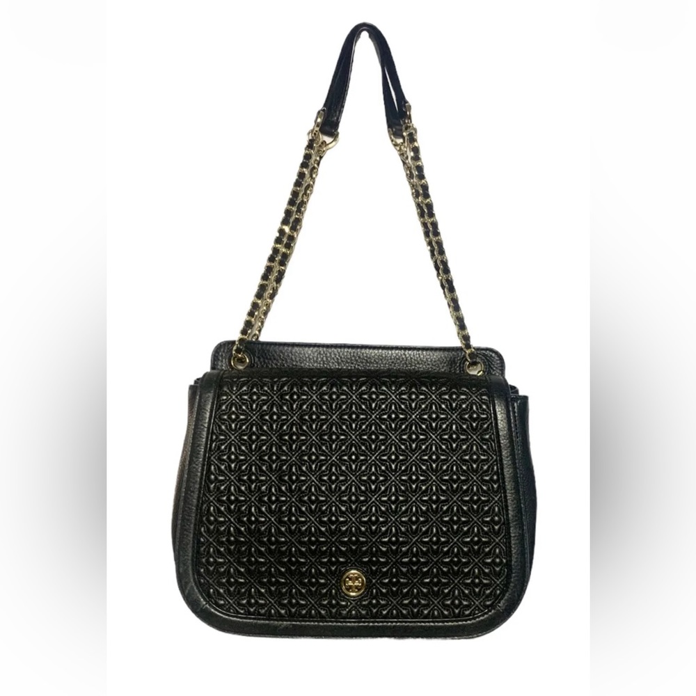 COPY - Tory Burch Quilted Bryant Handbag Black